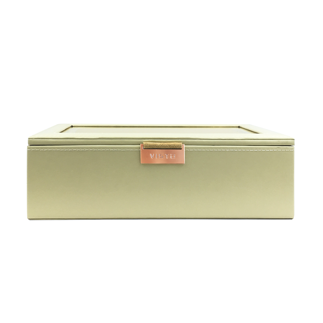 Hộp Trang Sức Mắt Kính Hồng Kem - MK6
